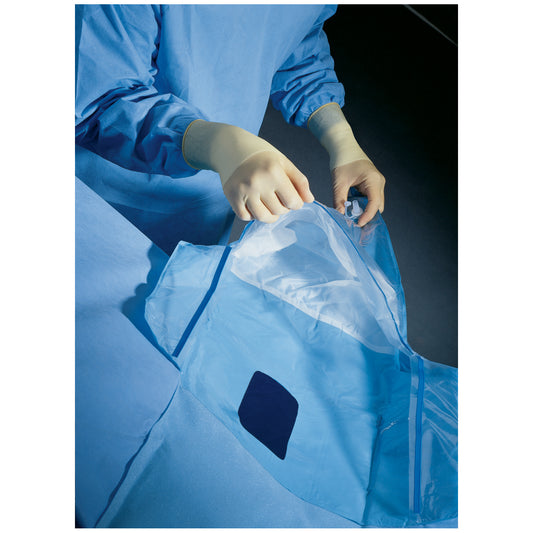 GYN/ Urology Drape, Attached Fluid Collection Pouch, Sterile, 10/cs