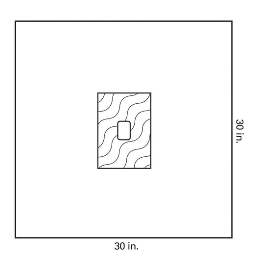 Minor Procedure Fenestrated Drape, 30" x 30", 25/bx, 4 bx/cs