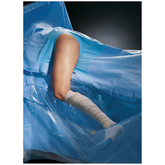 Hip Drape, Clear Leg Pockets, Sterile, 9/cs