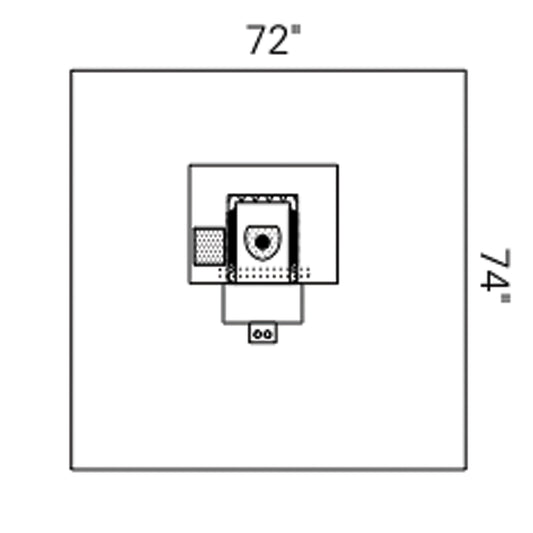 Drape, 72" x 74", Sterile, 10/cs