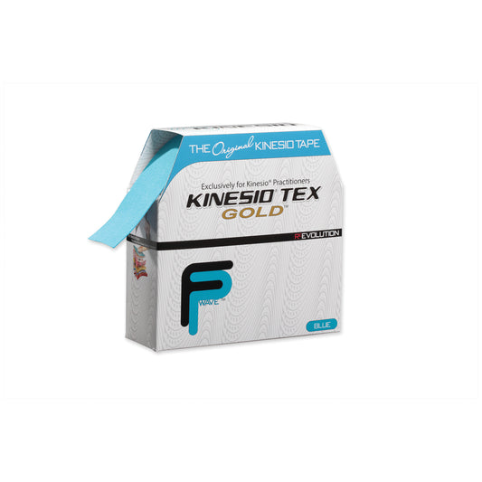 Gold FP Tape, 2" x 34 yds, Blue, Bulk, 1 rl/ea (35 bx/plt) (090312)