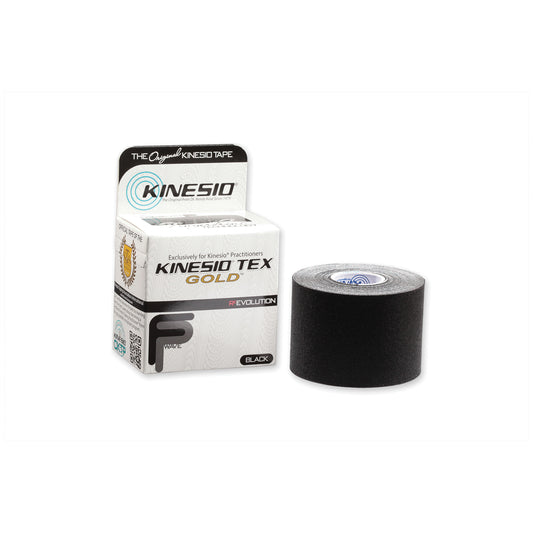 Gold FP Tape, 2" x 5½ yds, Black, 6 rl/bx (090309) (Item is Short-Dated & Non-Returnable)