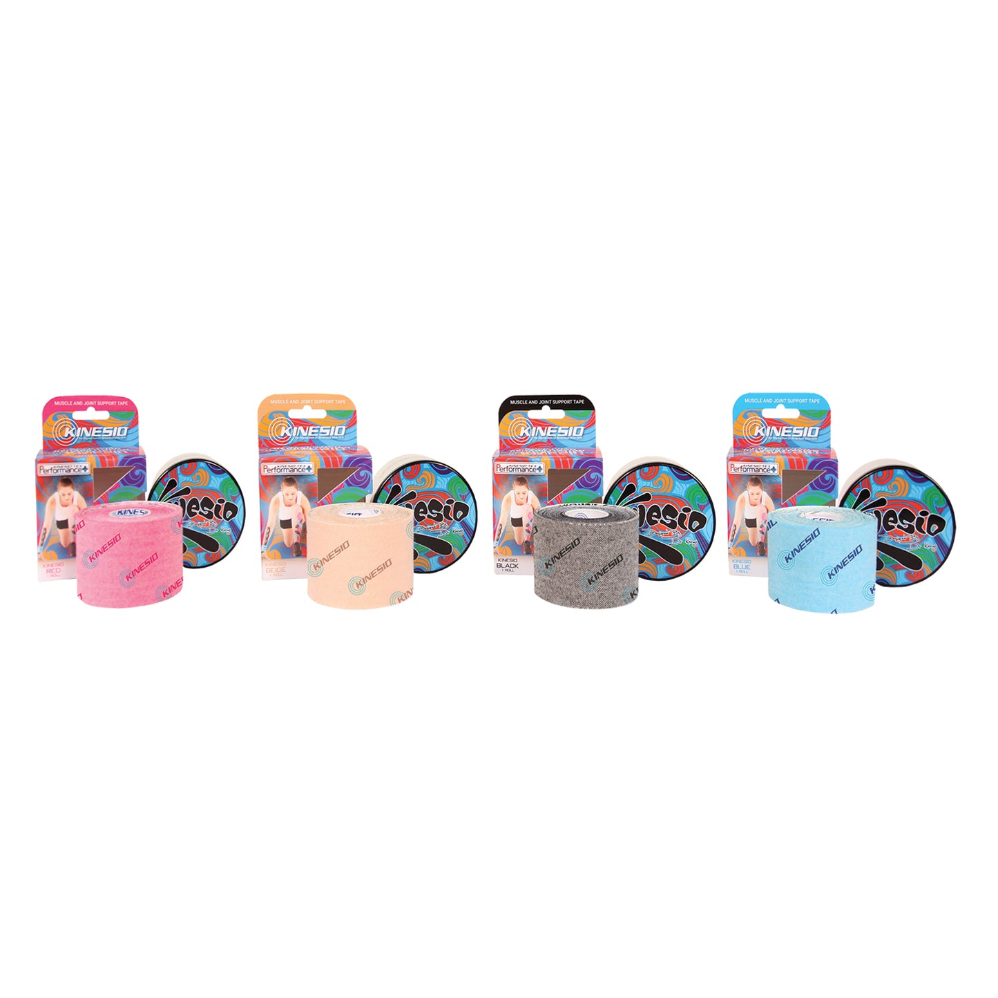 Performance+ Tape, 2" x 5.5 yd. Black, 4 rolls/bx (092125)