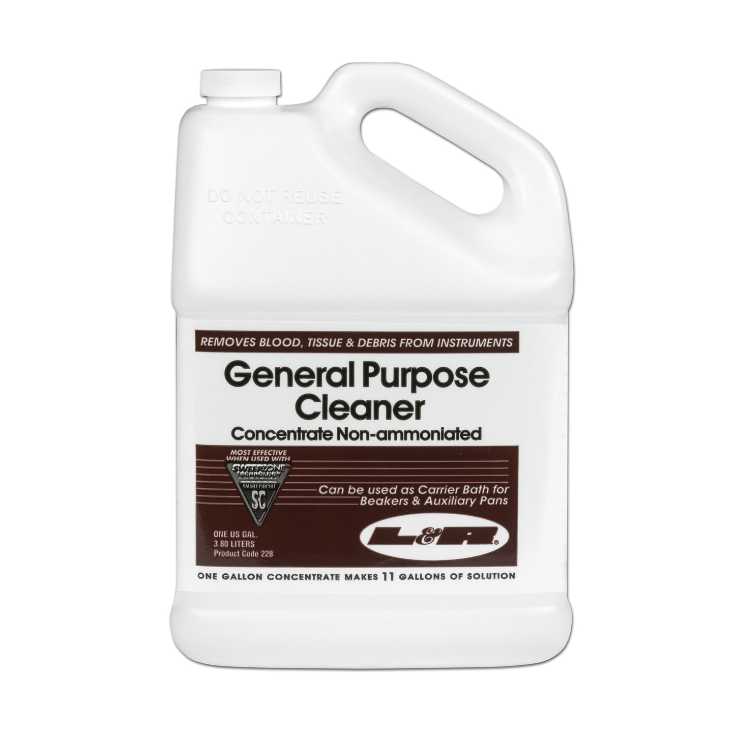 General Purpose Cleaner, Gallon Bottle, 4/cs (40 cs/plt)