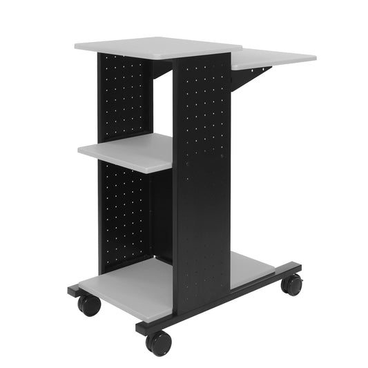 Mobile Presentation Station, 18"W x 34.25"D x 40"H, No Cabinet & No Electric