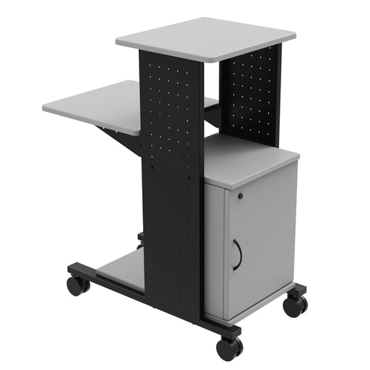 Mobile Presentation Station, 18"W x 34.25"D x 40"H, Cabinet Included, No Electric