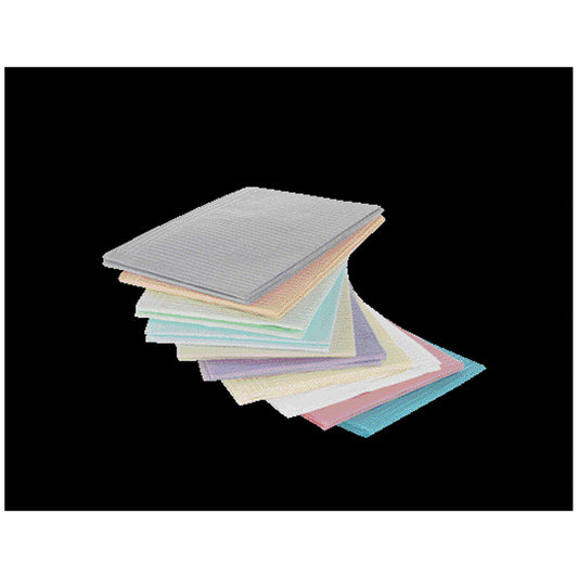 Dental Bib, 13" x 18", 3-Ply Paper + 1-Ply Poly, Lavender, 500/cs (Not Available for sale into Canada)