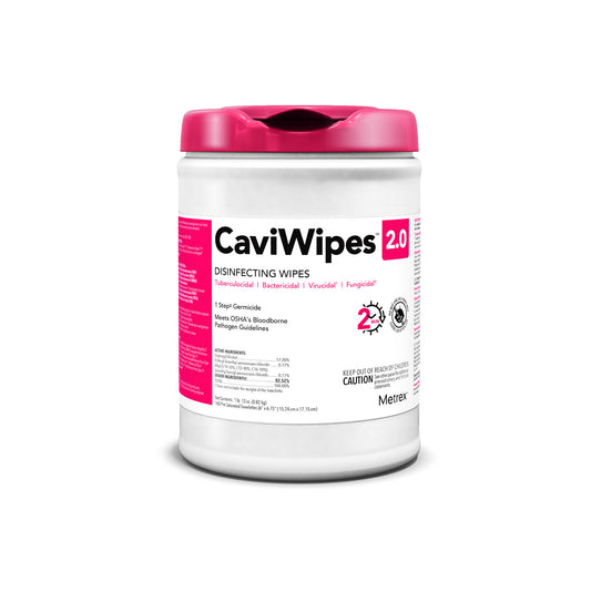 CaviWipes 2.0, 160 wipes/canister, 12 can/cs (40 cs/plt)