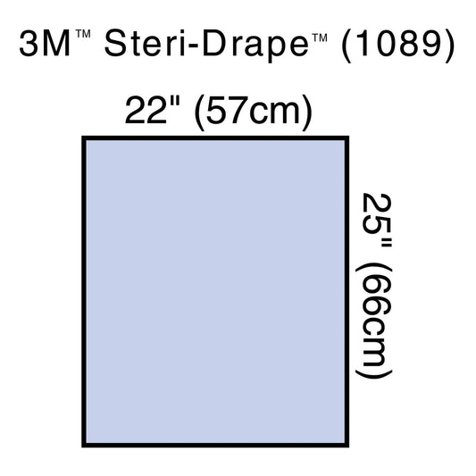 Utility Sheet with 3M Biocade Fabric, 22" x 25", 80/cs (Continental US+HI Only)
