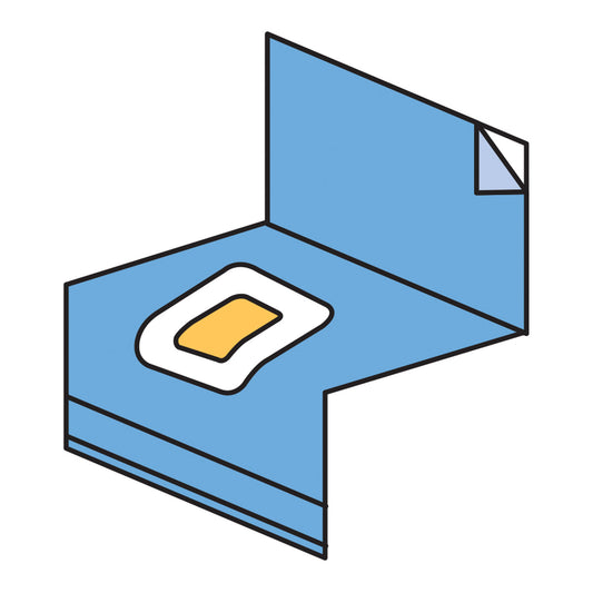 Cesarean-Section Sheet with Ioban 2 Incise Pouch, 77" x 122", 5/cs (Continental US+HI Only)