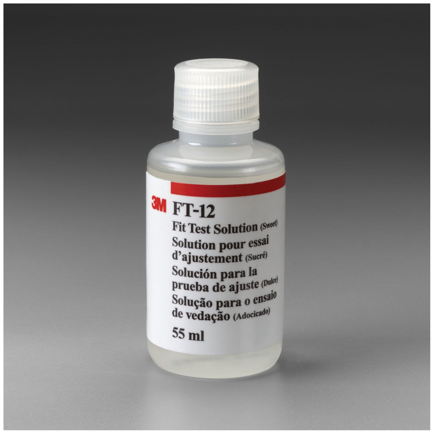 Fit Test Solution, Sweet, 55ml Bottle, 6/cs (Continental US+HI Only)
