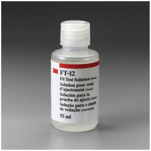 Fit Test Solution, Sweet, 55ml Bottle, 6/cs (Continental US+HI Only)