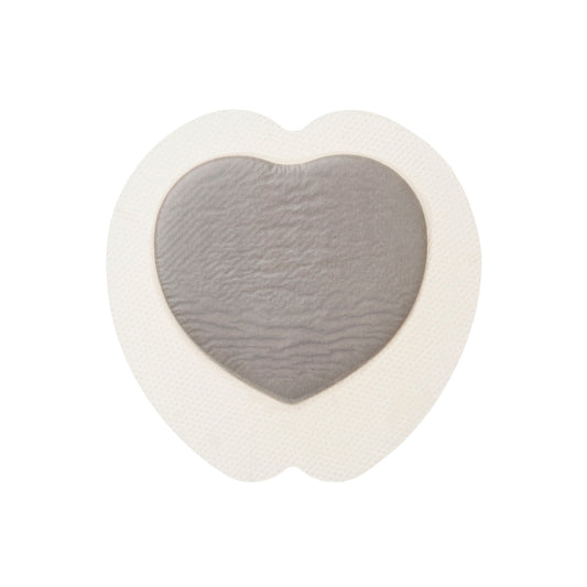 Border Foam Sacrum Dressing, Self-Adherent Absorbent, Antimicrobial, 7.2" x 7.2", 5/bx, 8 bx/cs