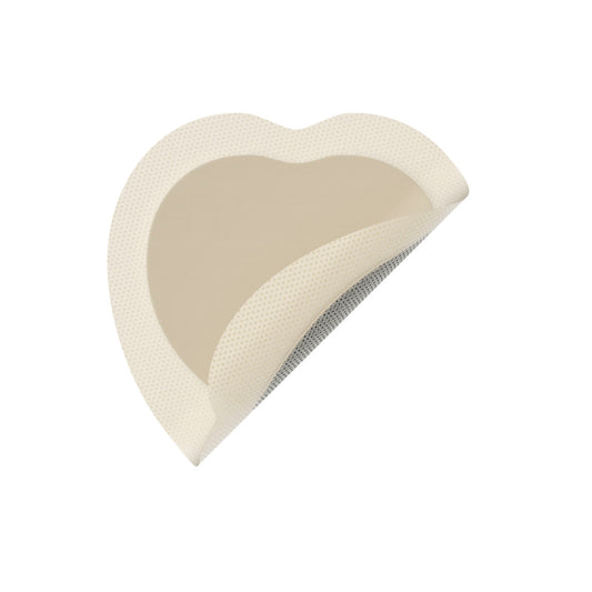 Bordered Foam Dressing with Safatac Technology, Antimicrobial, Self-Absorbent, 9.2" x 9.2", 5/bx 5bx/cs