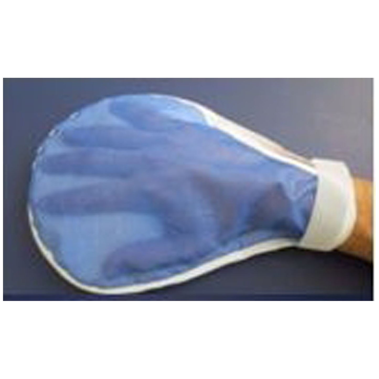 Adult Mitts, Soft Hand Guard Mitt, Blue Mesh Back & Front, No Finger Separators, Latex-Free, One Size