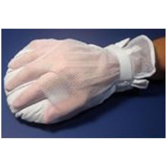 Adult Mitts, Dependable Finger Control, Mesh Back, Finger Separators , Latex-Free, One Size (5) (Includes 48" Straps)