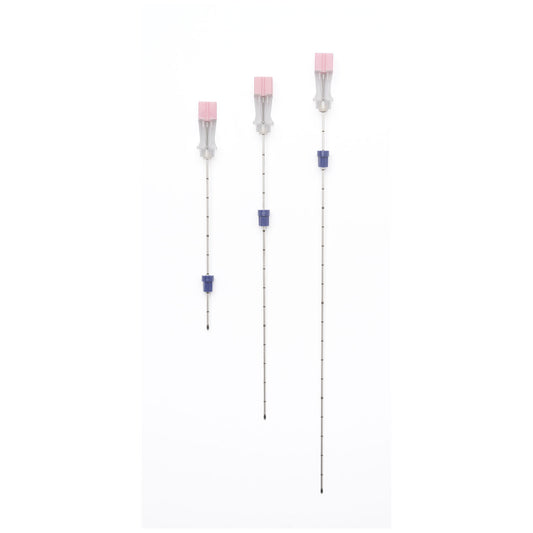 Chiba Point Needle, 18G x 8", Pink, Sterile, 25/bx