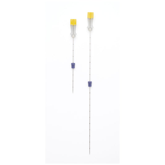 Chiba Point Needle, 20G x 8", Yellow, Sterile, 25/bx