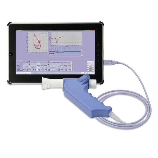 Easy on-PC Spirometry System Includes: Spirometry Sensor & Software