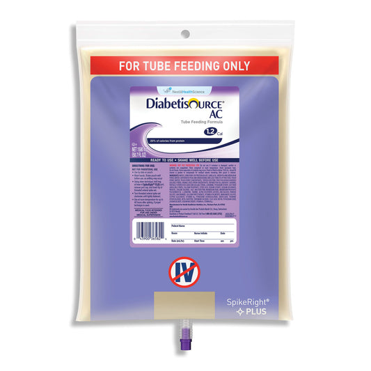 Diabetisource® AC SpikeRight™ Plus, 1500mL, 4/cs (Products cannot be sold on Amazon.com o (120 cs/plt) (Minimum Expiry Lead is 90 days; Non-Returnable)