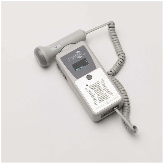 Non-Display Digital Doppler & 3MHz Waterproof Rechargeable Obstetrical Probe (DD-301)