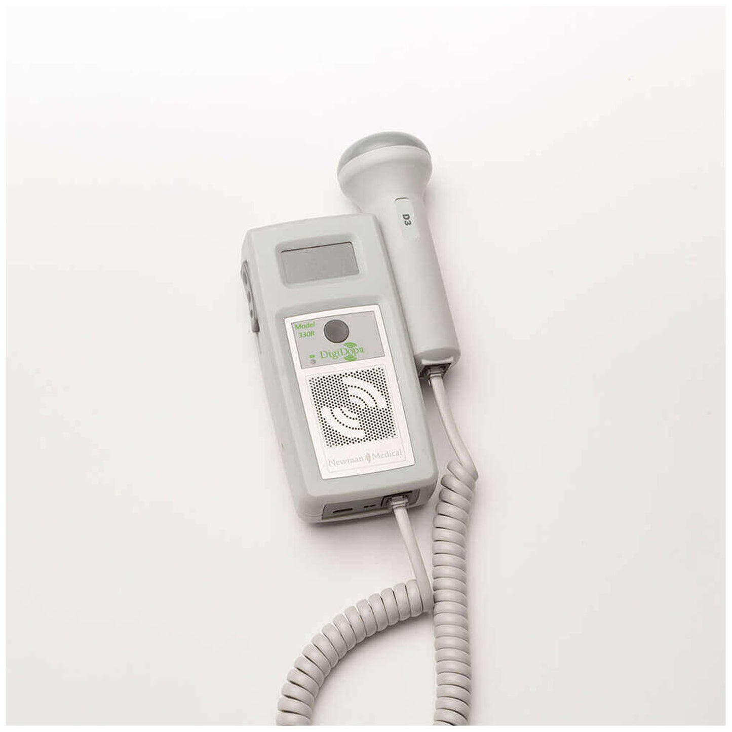 Non-Display Digital Doppler with Recharger & 2 MHz Waterproof Obstetrical Probe (DD-330R)