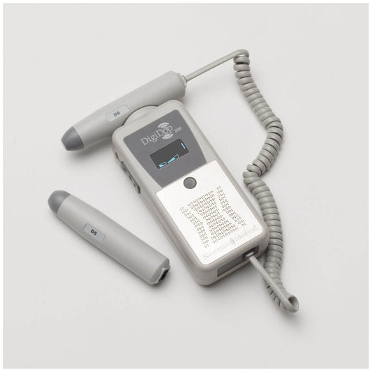 Display Digital Doppler with Recharger Includes Vascular 5MHz & 8MHz Probes
