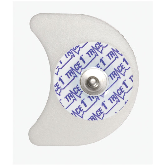 Foam Electrode, Stress/ Holter, Kidney Shape, Super Tack Diaphoretic Adhesive, 5 per Strip, 300bx