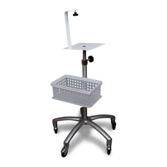 Deluxe 5 Point Rolling Stand with Adjustable Pole Height