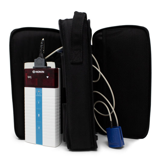Carrying Case, Black (for use with 8500/9800 Series - Holds 8500/9840 Monitor, Ssensors and 9840/8500 Airway Adapter Tubes)