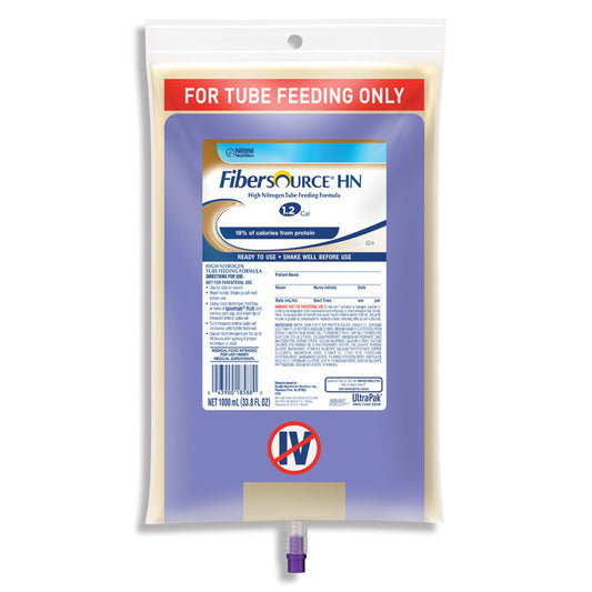 Fibersource™ HN SpikeRight™ 1000mL Closed System Containers, 6/cs (Products cannot be sol (120 cs/plt) (Minimum Expiry Lead is 90 days; Non-Returnable)