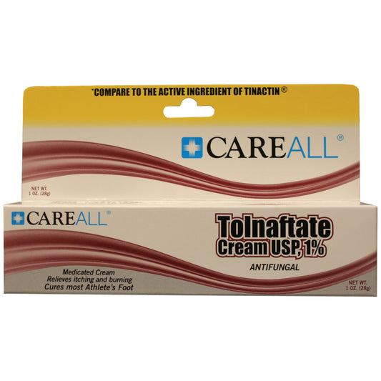 CareAll® Tolnaftate Antifungal Cream, 1.0 oz, 24/bx, Compare to Active Ingredient in Tinactin® (Not Available for sale into Canada)