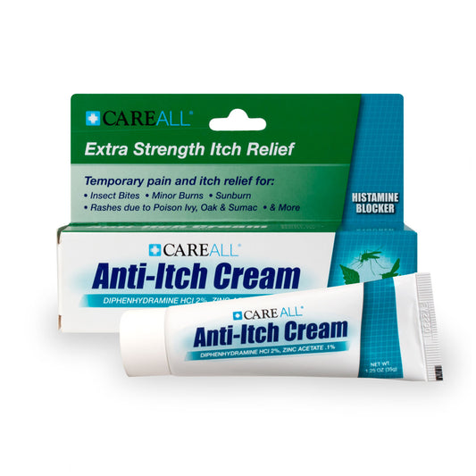 CareALL® Anti-Itch Cream, 1.25 oz. , 24/cs (NBE Benadryl Extra Strength) (Not Available for sale into Canada)