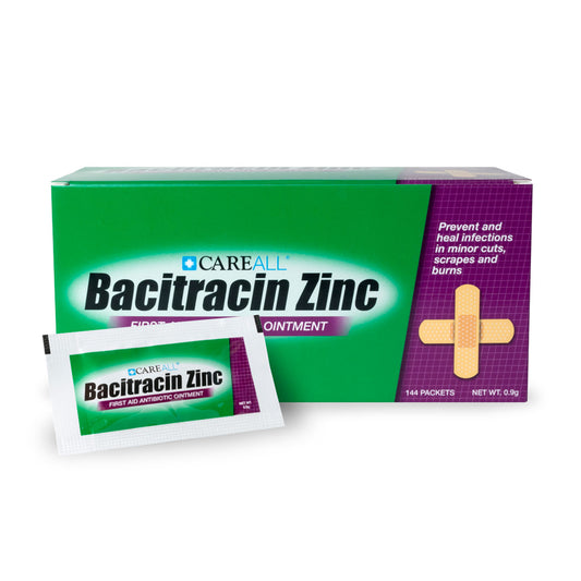 Bacitracin Ointment, 0.9g, 144/bx, 12 bx/cs (Not Available for sale into Canada)