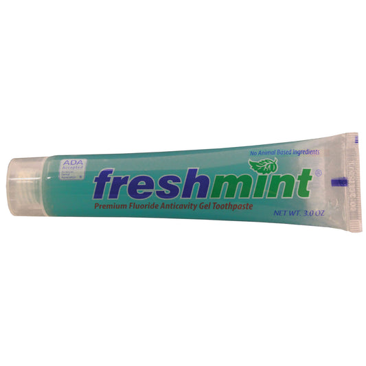 Freshmint Premium Anticavity Gel Toothpaste, 3.0 oz, ADA Approved, 72/cs (Not Available for sale into Canada)