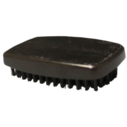 Block Handle Hairbrush , Black, Nylon Bristles, 12/bx, 24bx/cs (Military Style)
