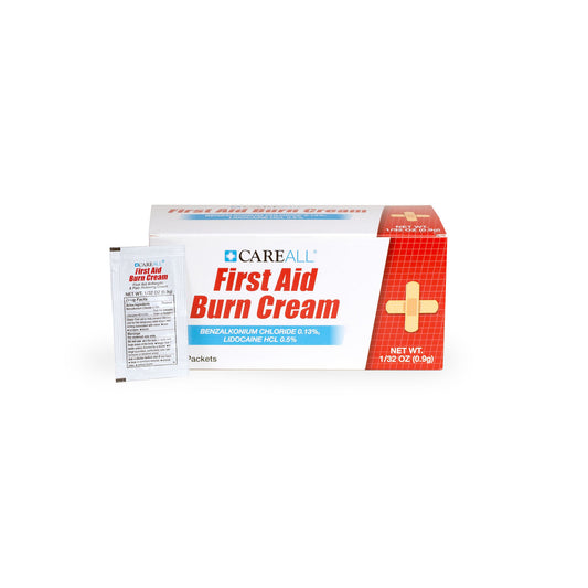 CareAll® First Aid Burn Cream Packet, 0.9g, 144/bx, 12 bx/cs (Not Available for sale into Canada)