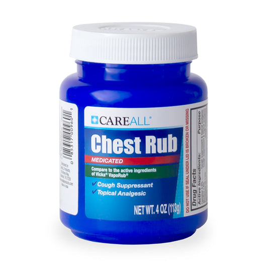CareALL® Medicated Chest Rub, 4 oz Jar, 24/cs (Not Available for sale into Canada)