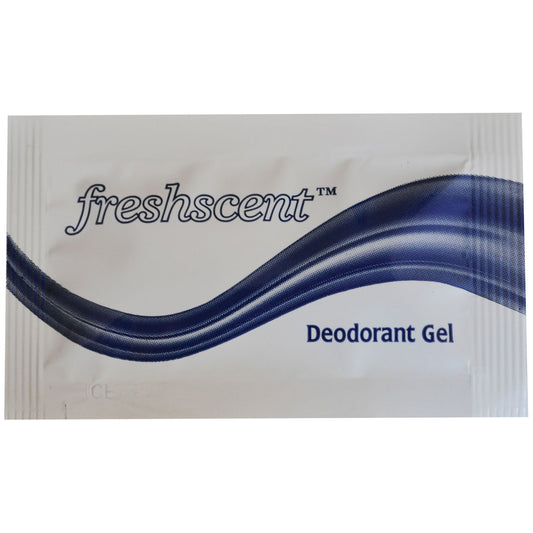 Deodorant Gel, 0.12 oz packet , 100/bx, 10 bx/cs (one-time use) (Made in USA)