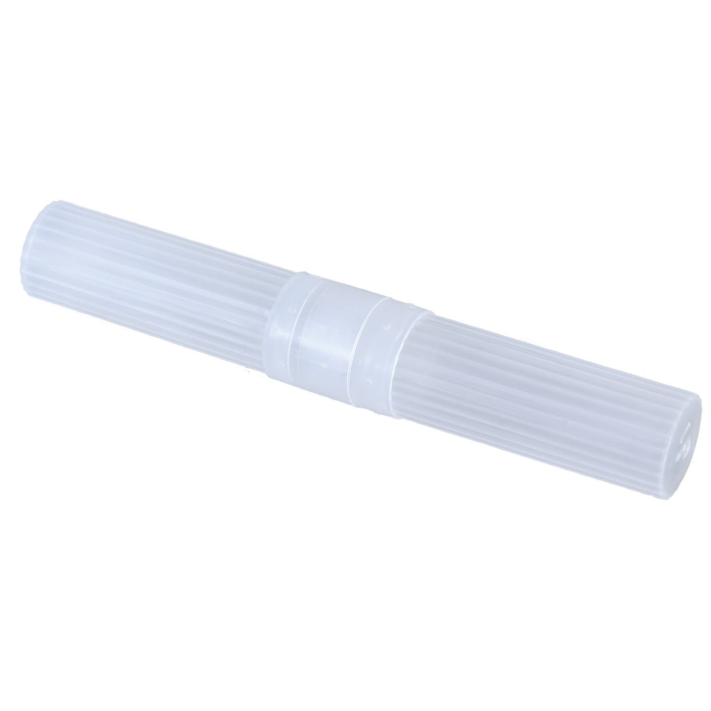 Cylinder Toothbrush Holder, Clear 2-Piece, Holds Toothbrushes 7" Long, 100/cs (80 cs/plt)