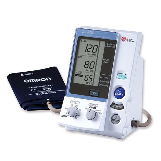 Digital Blood Pressure Monitor, Includes: X-Large, Large, Medium & Small Cuff & Bladder Set, 1.0m Air Tube, AC Adapter & Battery Pack (BP)
