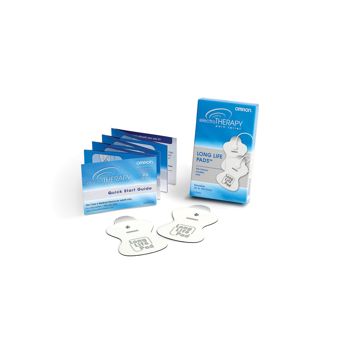 Accessories: Long-Life Pads, No Mess, Self-Adhesive, Pre-Gelled , 2 pkg, 48/cs (One person use only)