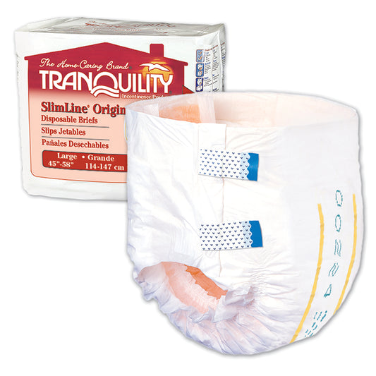 Brief, Large Adult, 45" to 58", 21.04 fl oz Capacity, 12/pk, 8 pk/cs
