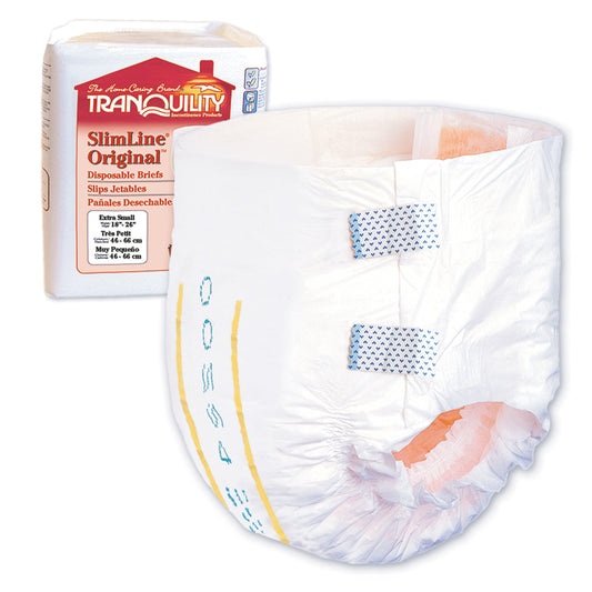 Brief, X-Small Adult, 18" to 26", 10.9 fl oz Capacity, 10/pk, 10 pk/cs (30 cs/plt)