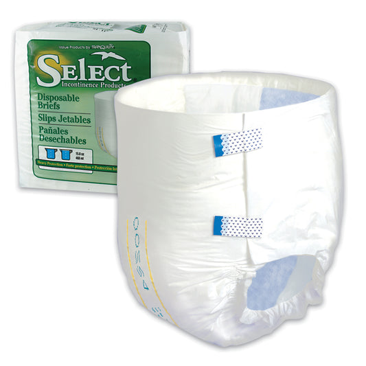 Brief, Medium, 32"-44" W/H, Capacity 15.8 fl oz, White, 12/bg, 8 bg/cs (24 cs/plt)