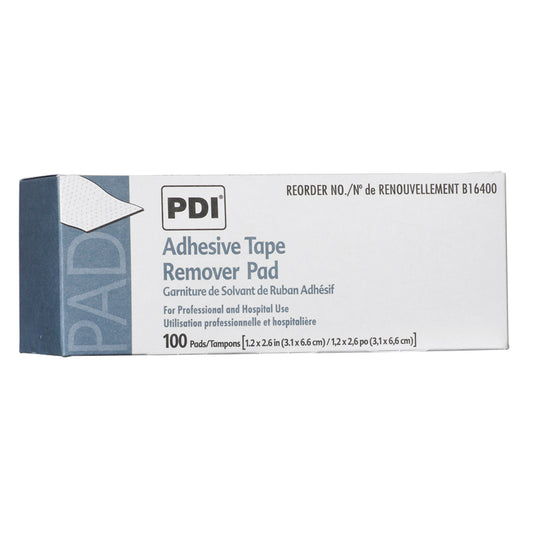 Adhesive Tape Remover Pad, 1.25" x 2.625", 100/bx, 10 bx/cs (120 cs/plt)