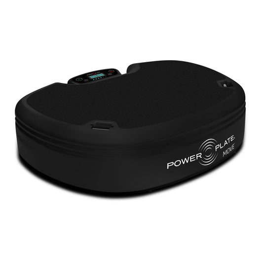 Power Plate®, MOVE, Black, $150.00 Shipping Charge for mainland US, 3 Year Warranty, 30" L x 24" W x 9" H