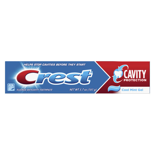 Crest Cavity Protection Gel Toothpaste, Cool, Mint, 5.7oz, 24/cs