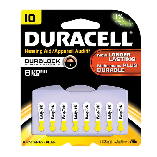 Battery, Zinc Air, Size 10, 6pk, 6pk/bx (UPC# 66118)