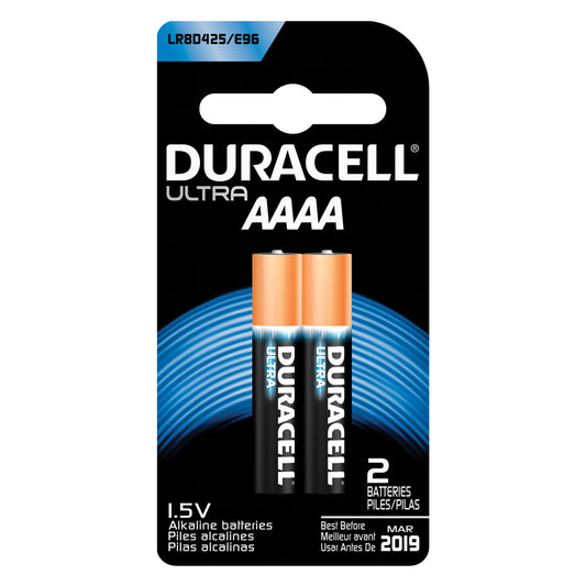 Battery, Alkaline, Size AAAA, 2pk, 6 pk/bx (UPC# 66287)